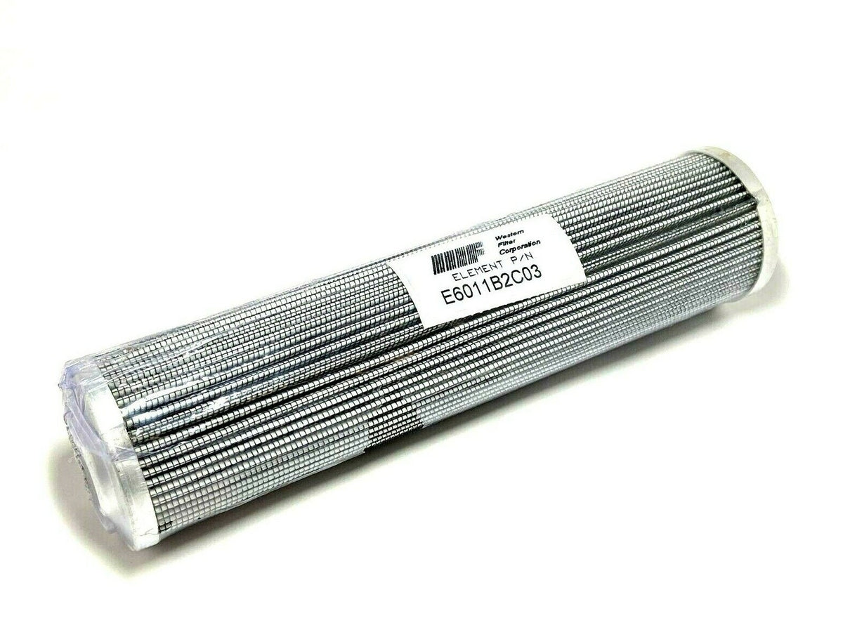 Western Filter Corporation E6011B2C03 Filter 8.2" L x 1.97" OD 1" ID - Maverick Industrial Sales