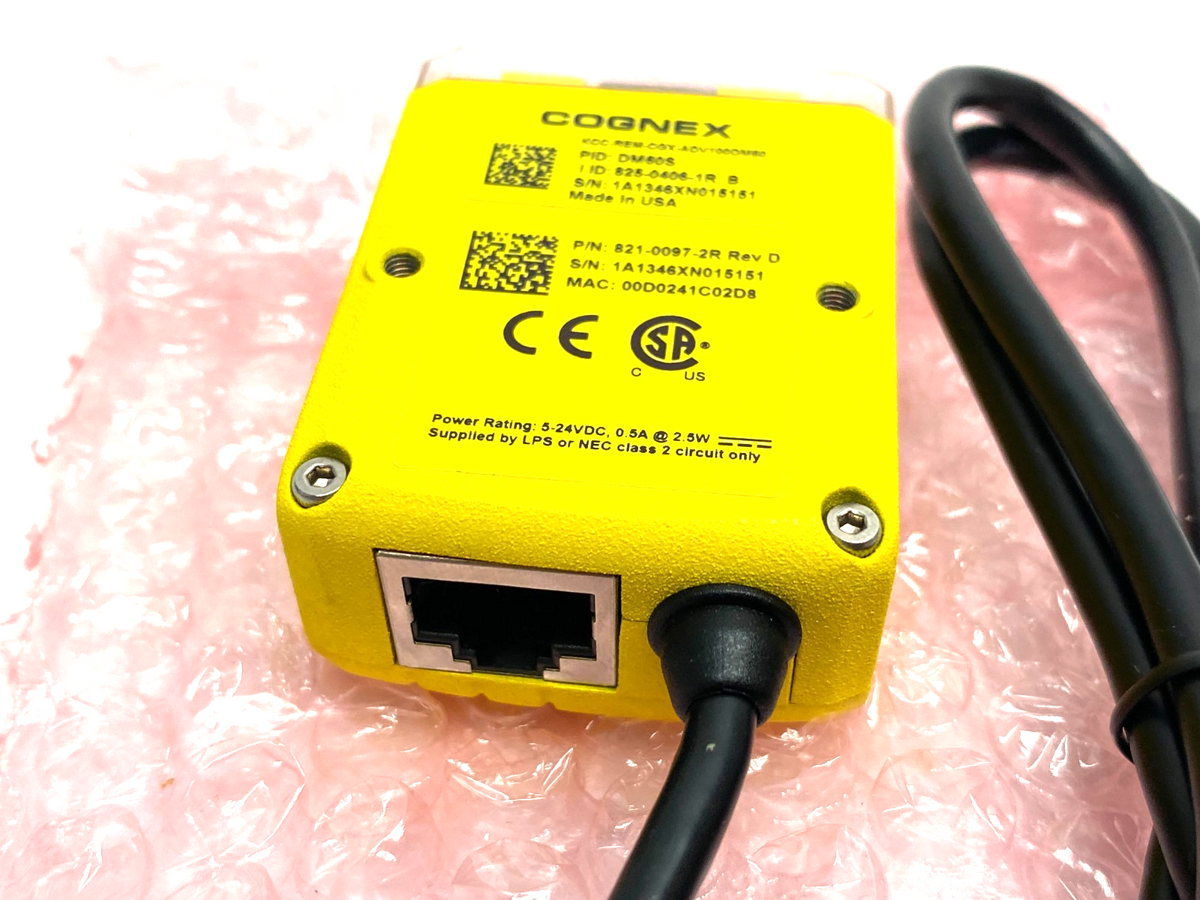 DM60S | Cognex DataMan Fixed Mount Code Reader 825-0406-1R - New – Open Box - Maverick Industrial Sales