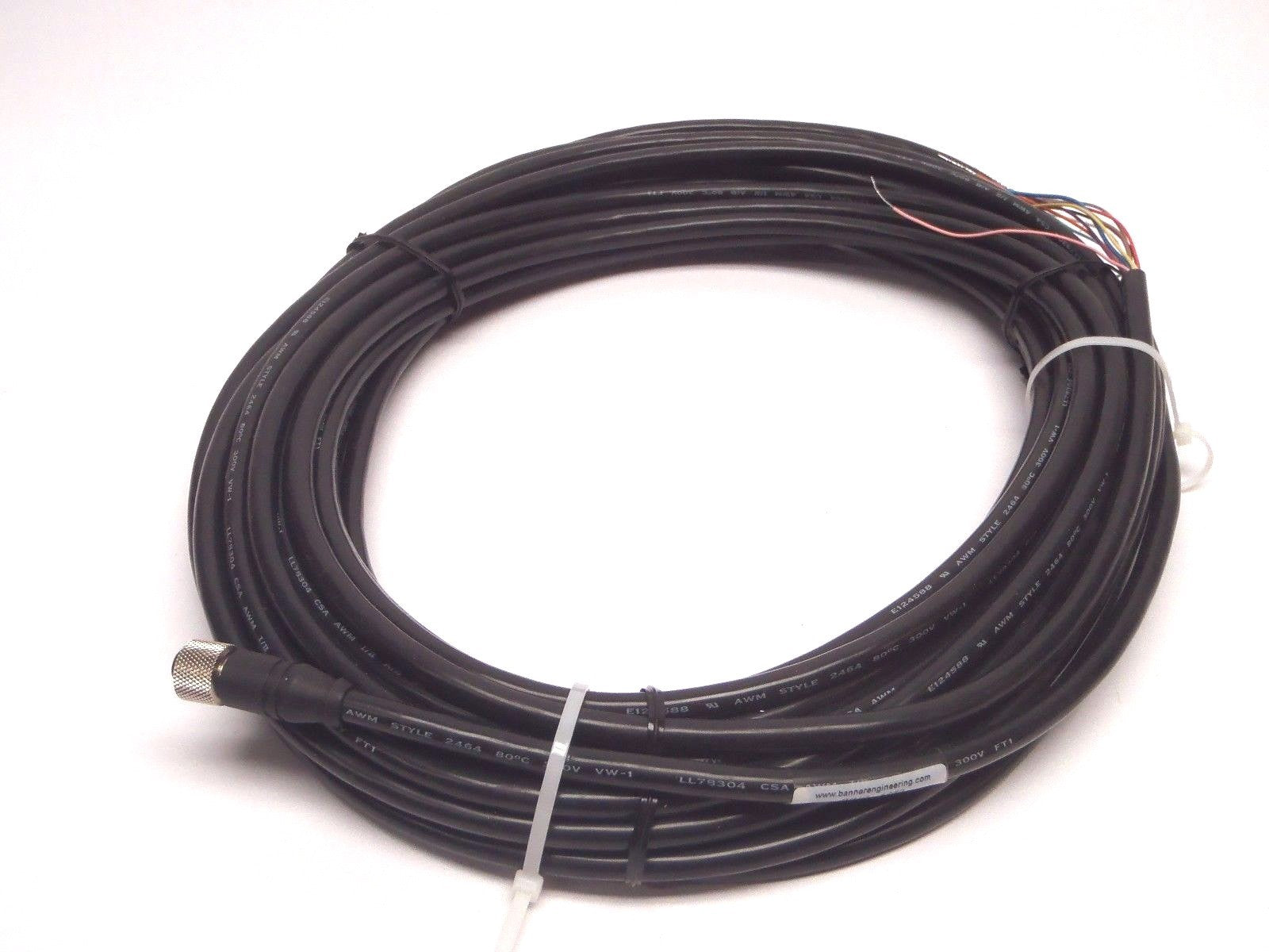 IVUC-1250 | Banner Engineering Power and I/O Sealed; Euro 12-pin Quick, 14410 Cord- New – Open box - Maverick Industrial Sales