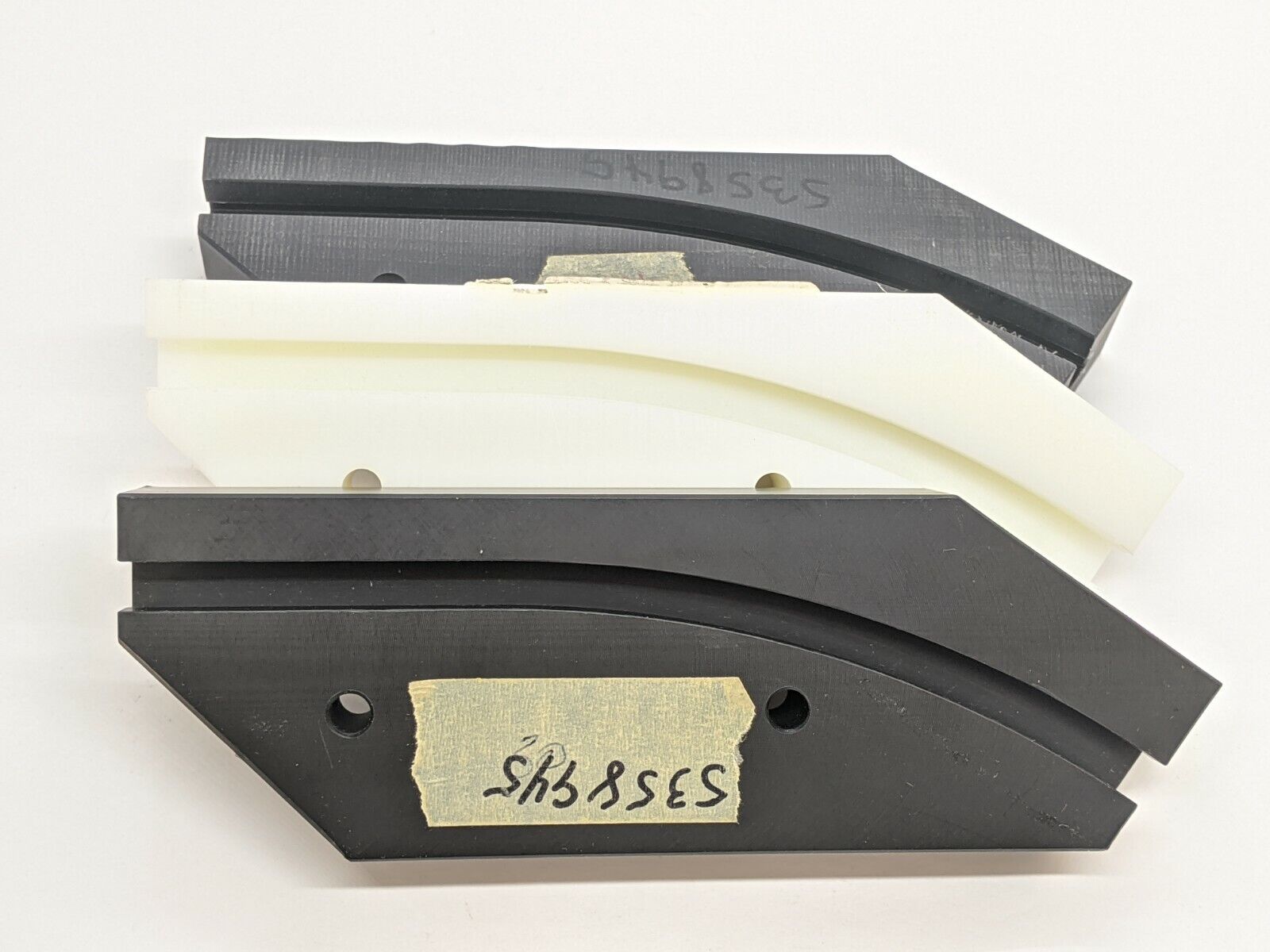 Milled Track Wearstrip 7-5/8" x 1" x 2-1/2" D208C027, 3 PIECE SET - Maverick Industrial Sales