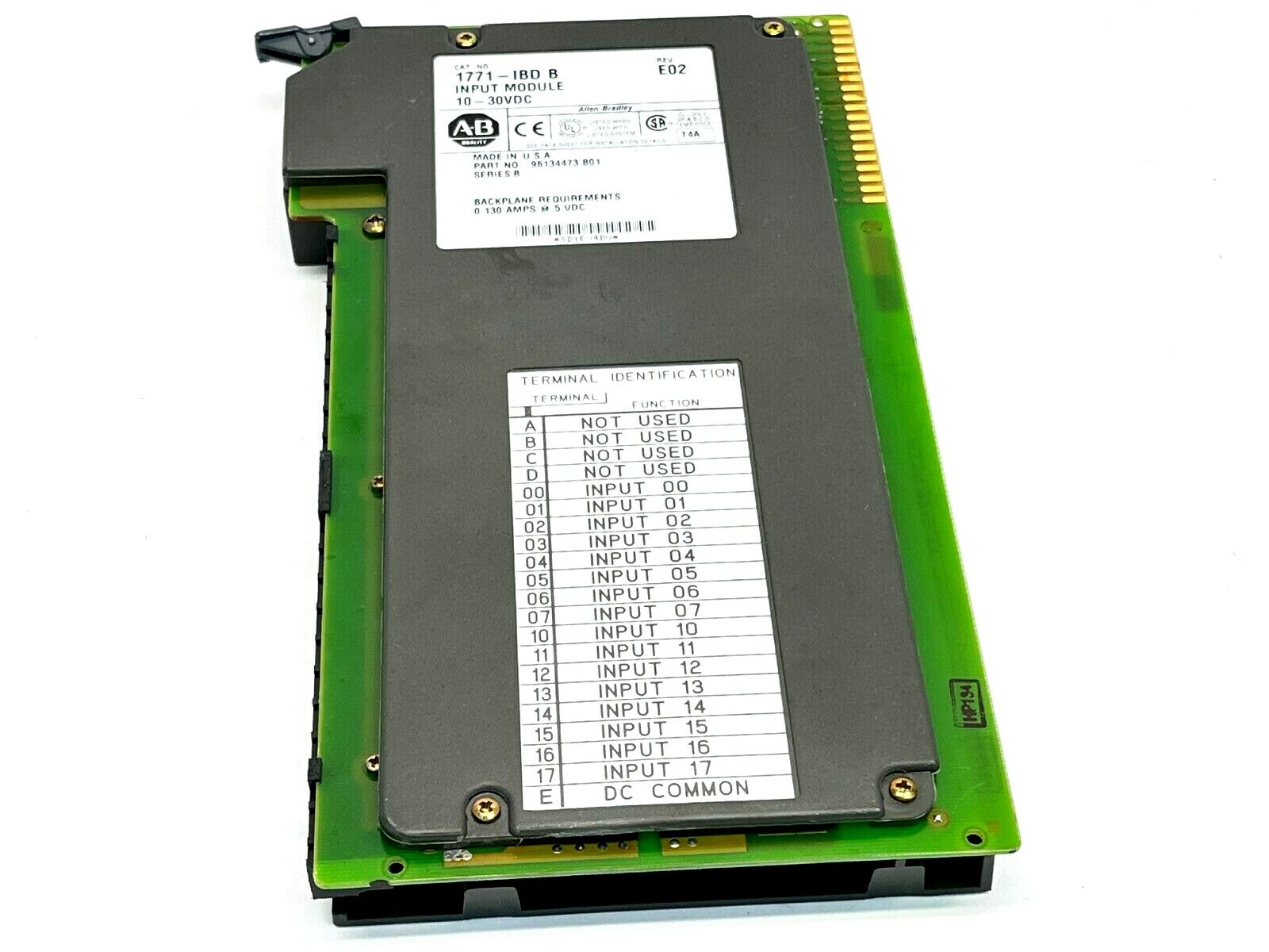 Allen Bradley 1771-IBD B Rev E02 Input Module 10-30VDC - Used - Maverick Industrial Sales