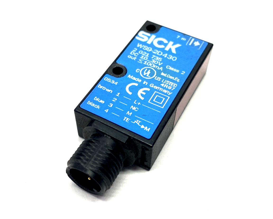 Sick WS9-2D430 Photoelectric Sensor 2021735 - Maverick Industrial Sales