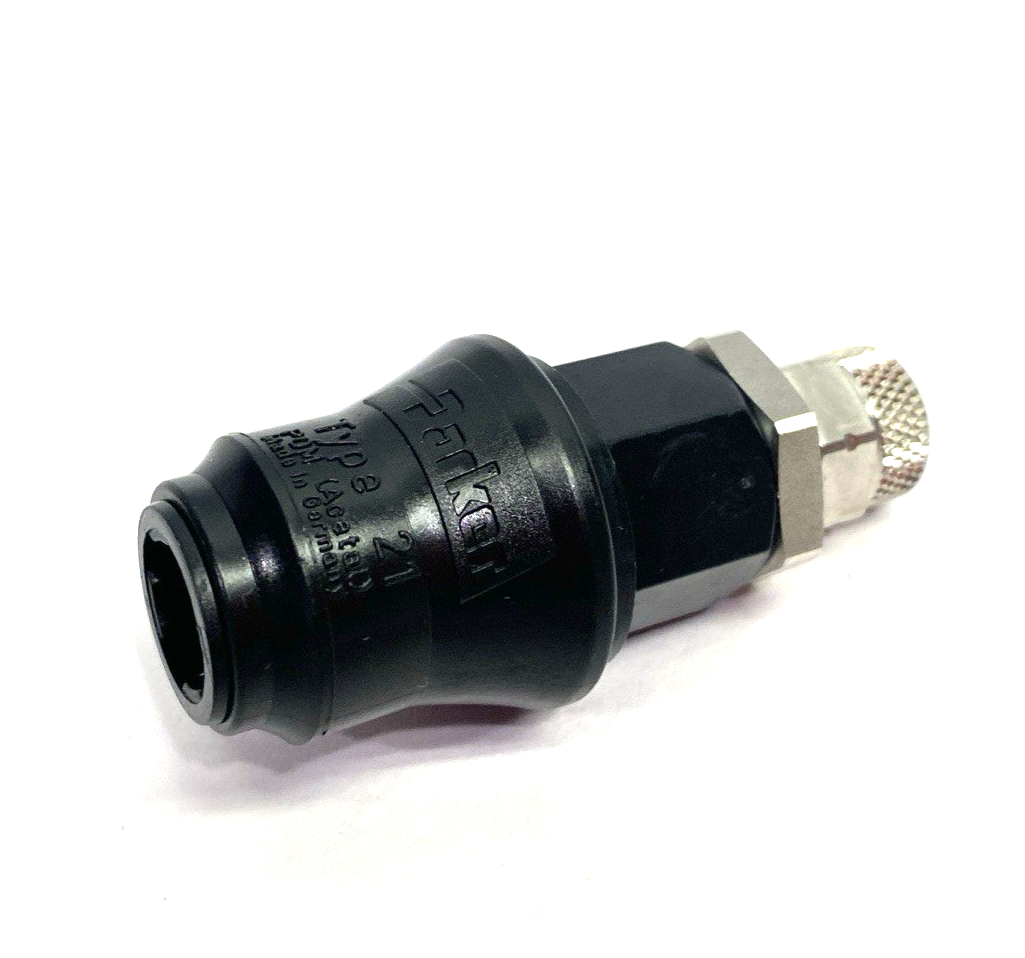 Parker Type 21 Rectus Quick-Connect Pneumatic Coupling, Acetal Body - Maverick Industrial Sales