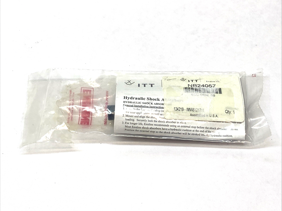 NB24057 | Enidine Adjustable Shock Absorber OEM .5B- New – Open box - Maverick Industrial Sales