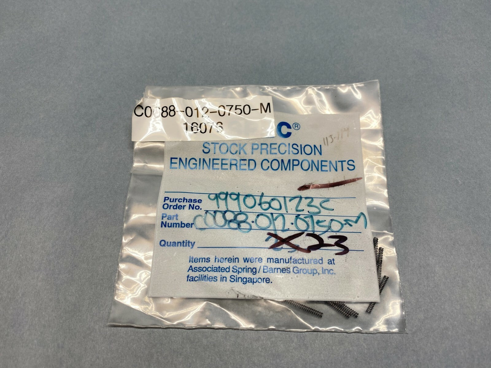 SPEC C0088-012-0750-M Compression Spring 3/4" Length PACKAGE OF 23 - Maverick Industrial Sales