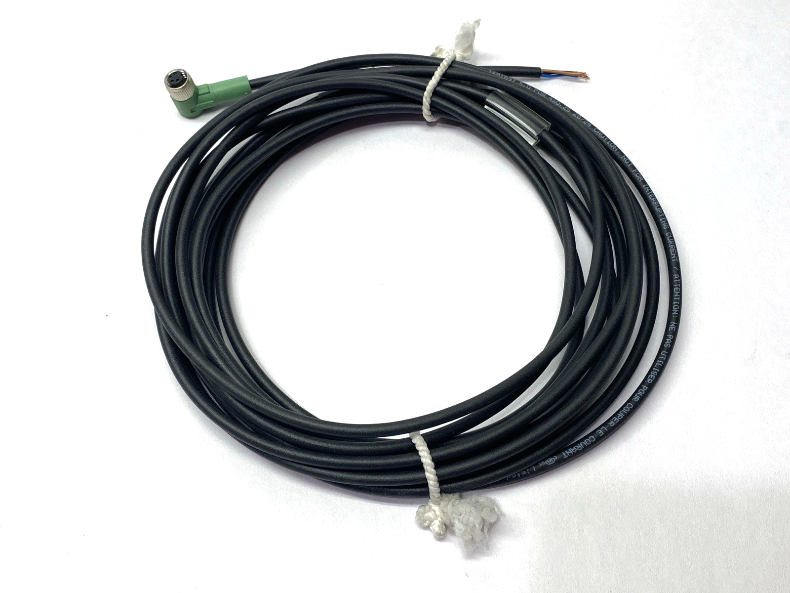 Phoenix Contact SAC-4P-5,0-PUR/M 8FR Single Ended Cordset M8 Female 5m 1681897 - Used - Maverick Industrial Sales