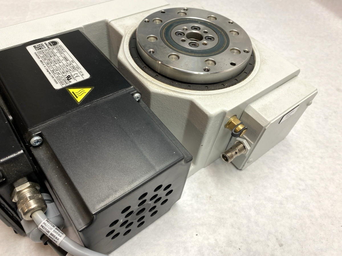 TC0120G | Weiss Rotary Indexing Table 8-Station TC120G Spd A, AZKA 56L-4T Motor - Used - Maverick Industrial Sales