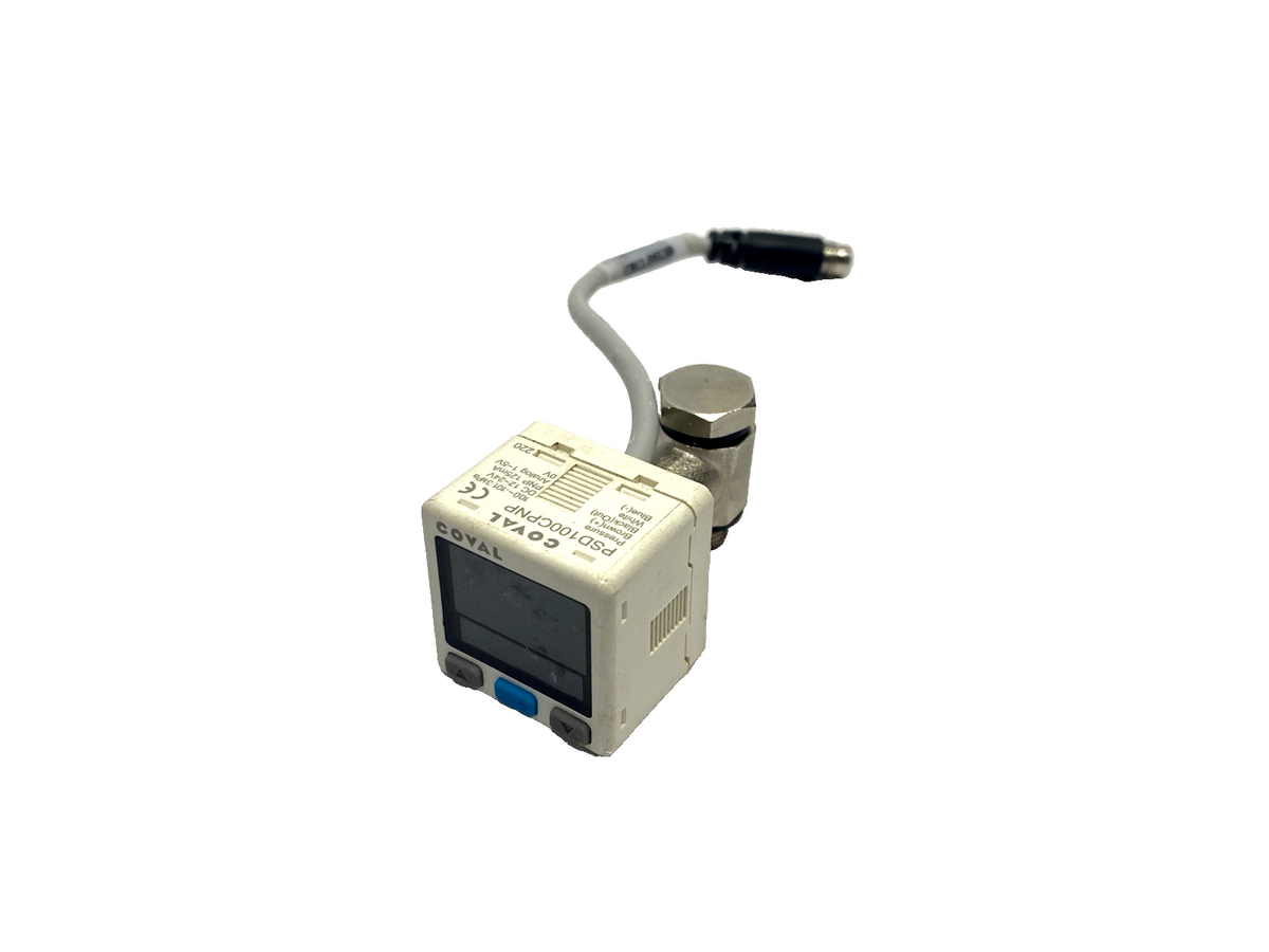 Coval PSD100CPNP Electronic Vacuum Pressure Switch 12-24VDC - Maverick Industrial Sales