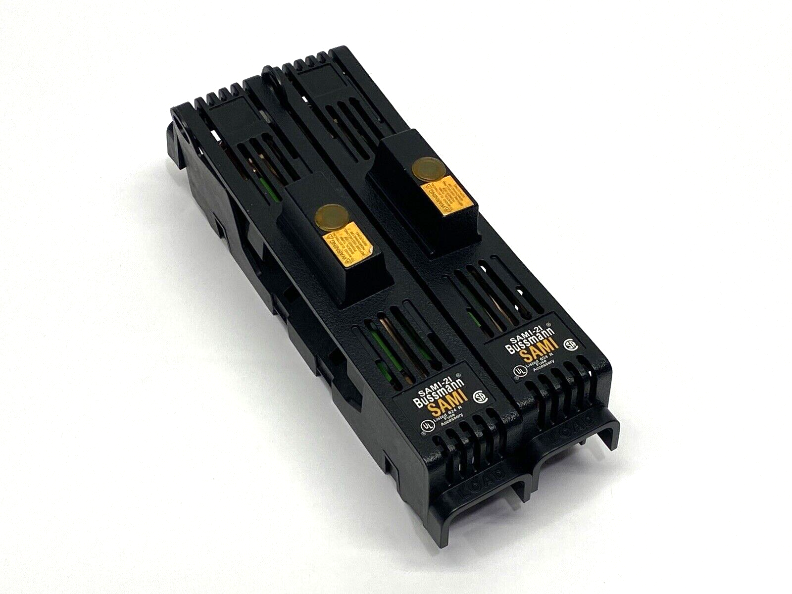 Bussmann RM60030-2CR Fuse Assembly SAMI-21 2P Fuse Cover w/ FRS-R-10 Fuses - Used - Maverick Industrial Sales