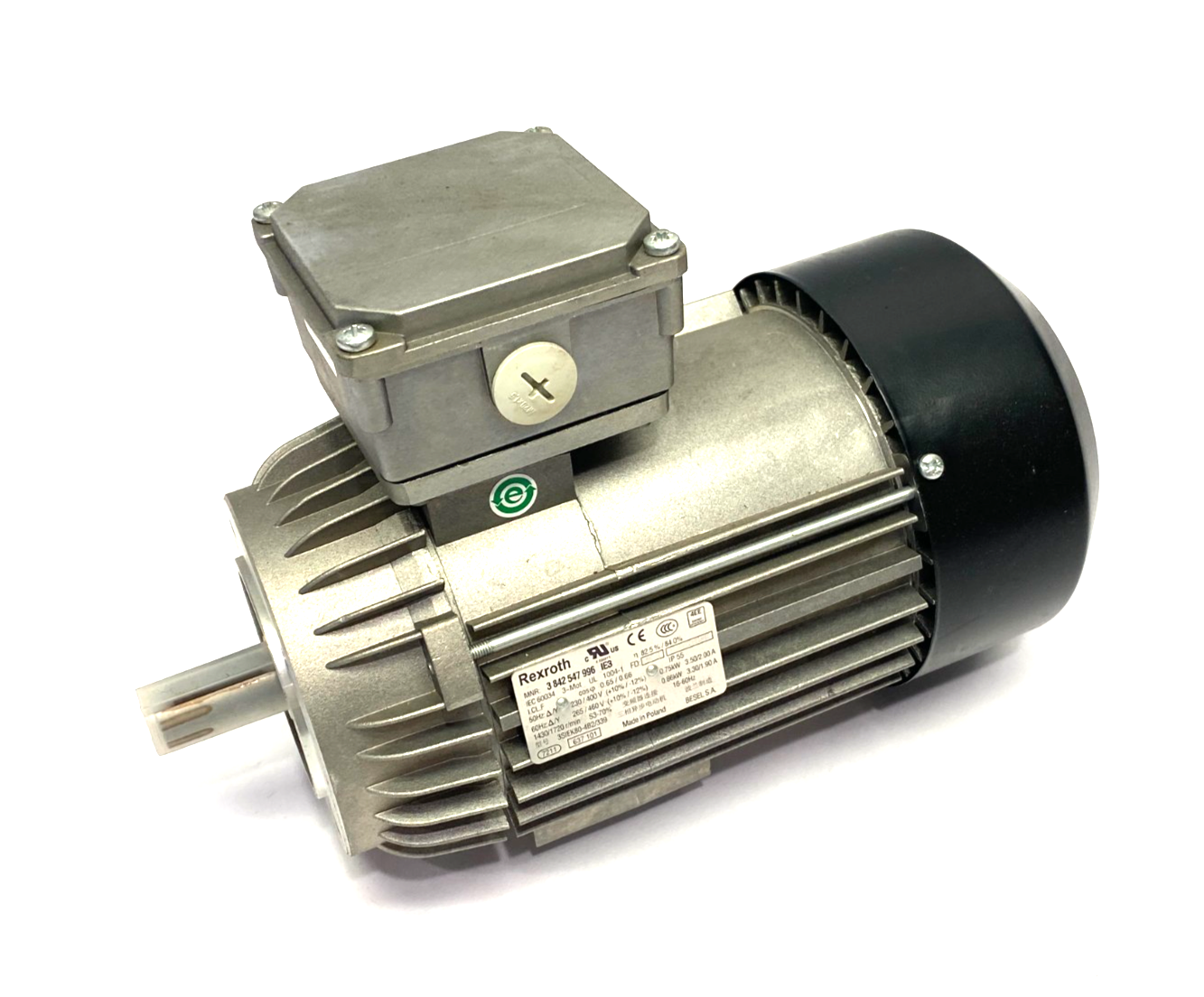 Bosch Rexroth 3842547996 Electric Motor 230/400V 750W 50HZ-265/460V 860W 60HZ - Maverick Industrial Sales