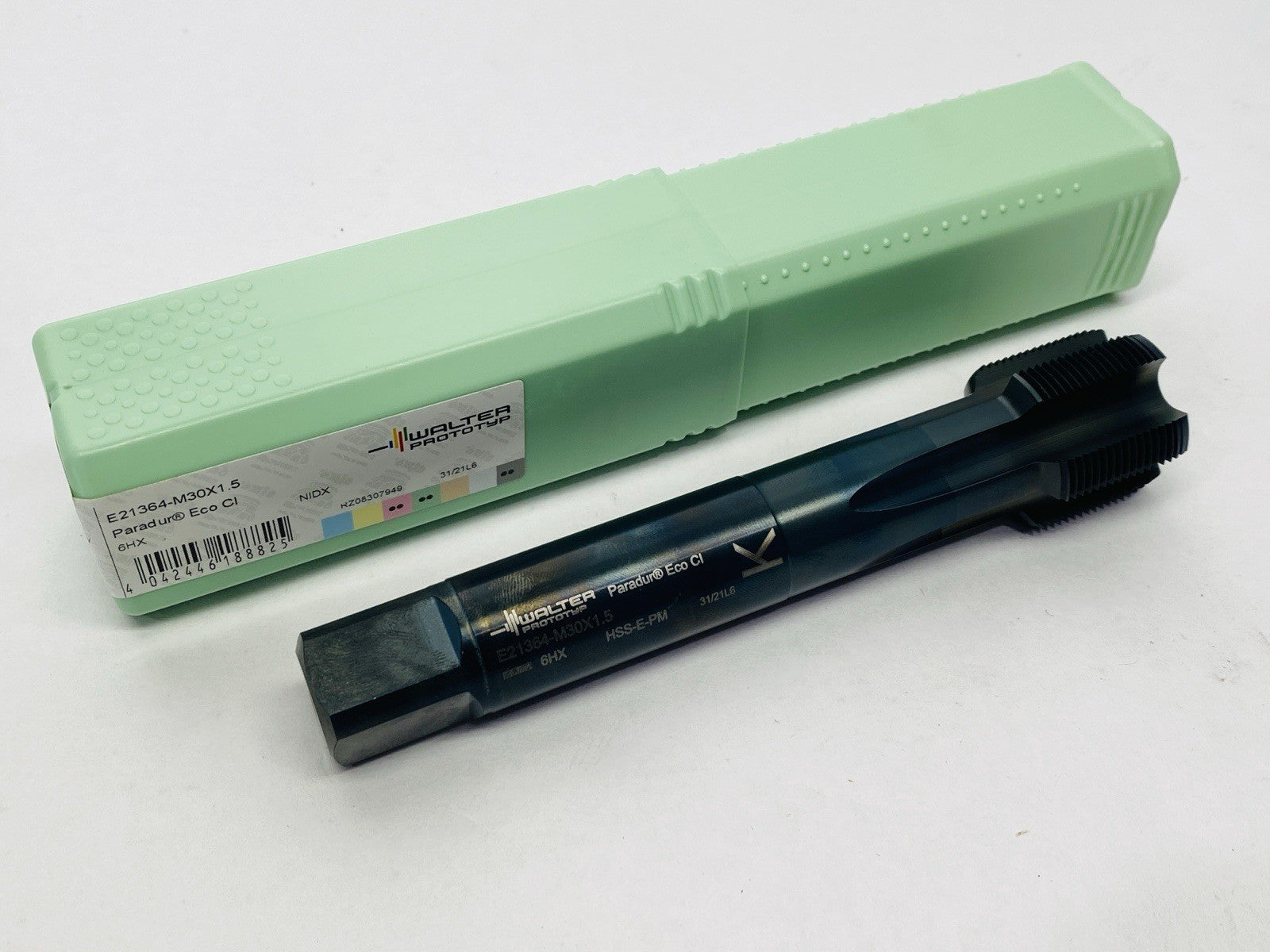 E21364-M30X1.5 | Walter Prototyp Straight Flute Tap 5 Flutes HSS-E-PM M30-1.5 - New - Maverick Industrial Sales