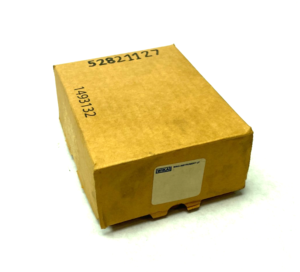 Wika 52821127 Pressure Gauge: 4" Dial, 0 to 16 psi, 1/4" Thread, BSPP, Btm Mount - Maverick Industrial Sales