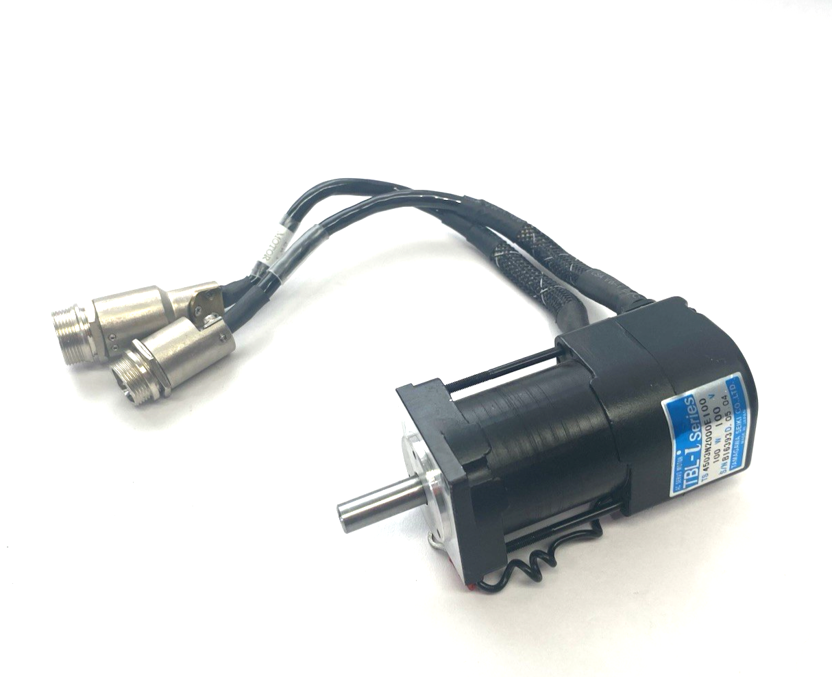 4503N2000E100 | Tamagawa Seiki TBL-i Series AC Servo Motor 100W 100V- Used - Maverick Industrial Sales