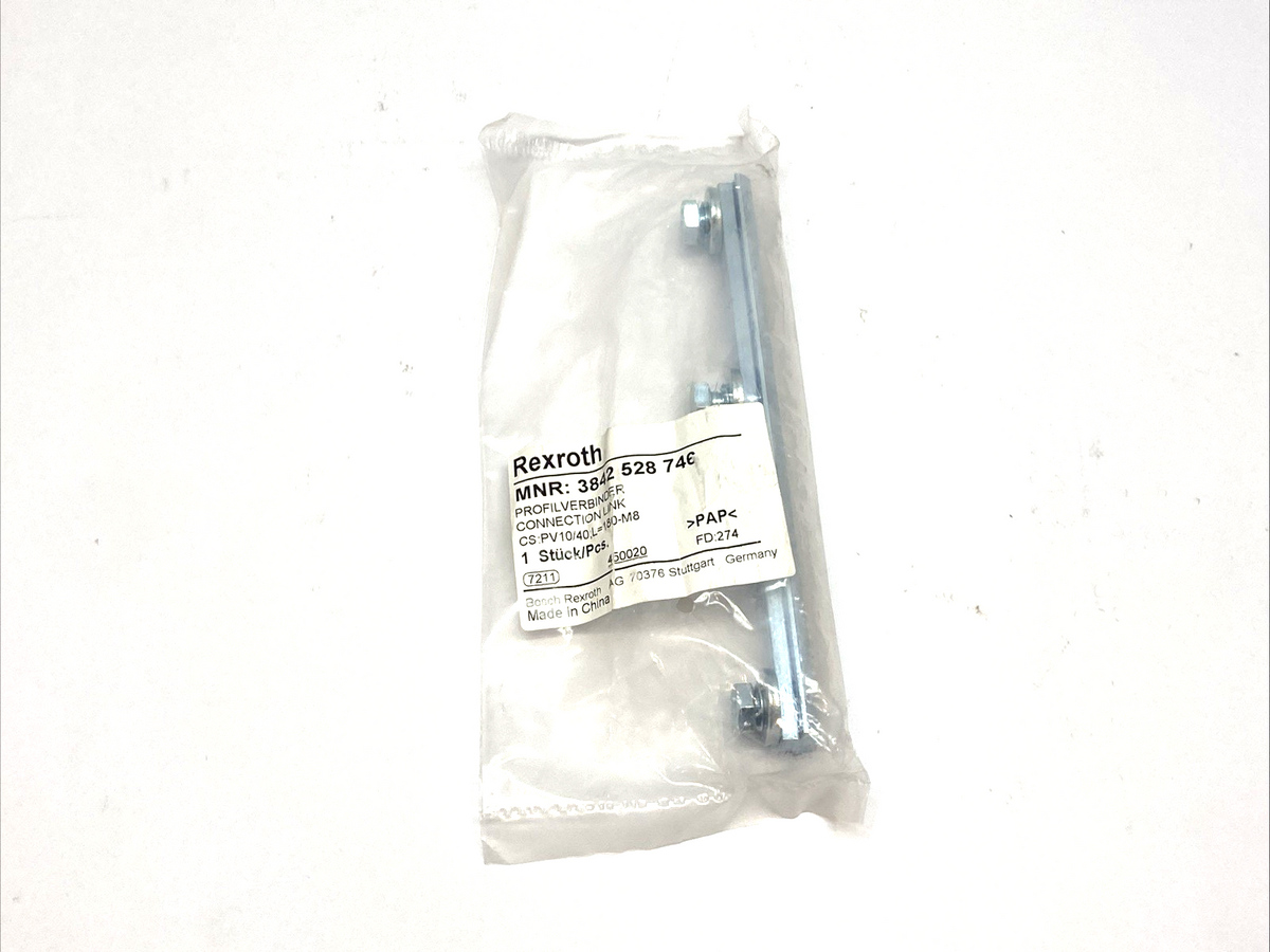 Bosch Rexroth 3 842 528 746 Connection Link 10mm x 180mm - Maverick Industrial Sales