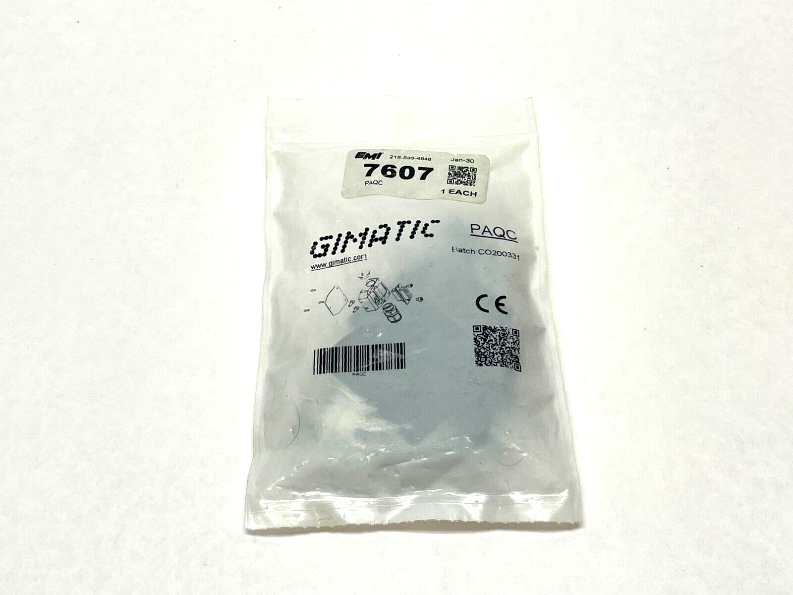 PAQC | EMI Gimatic 15-Pin Female Connector 7607 - New - Maverick Industrial Sales