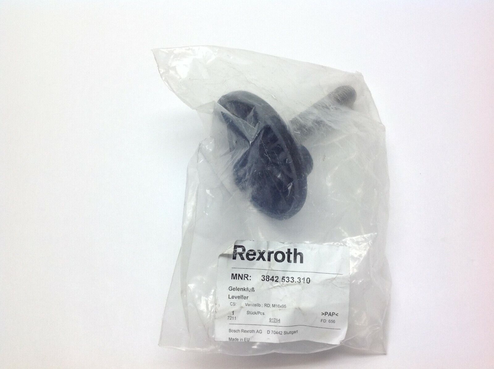 Rexroth 3842.533.310 Levelling Foot M16x95 Leveller - Maverick Industrial Sales