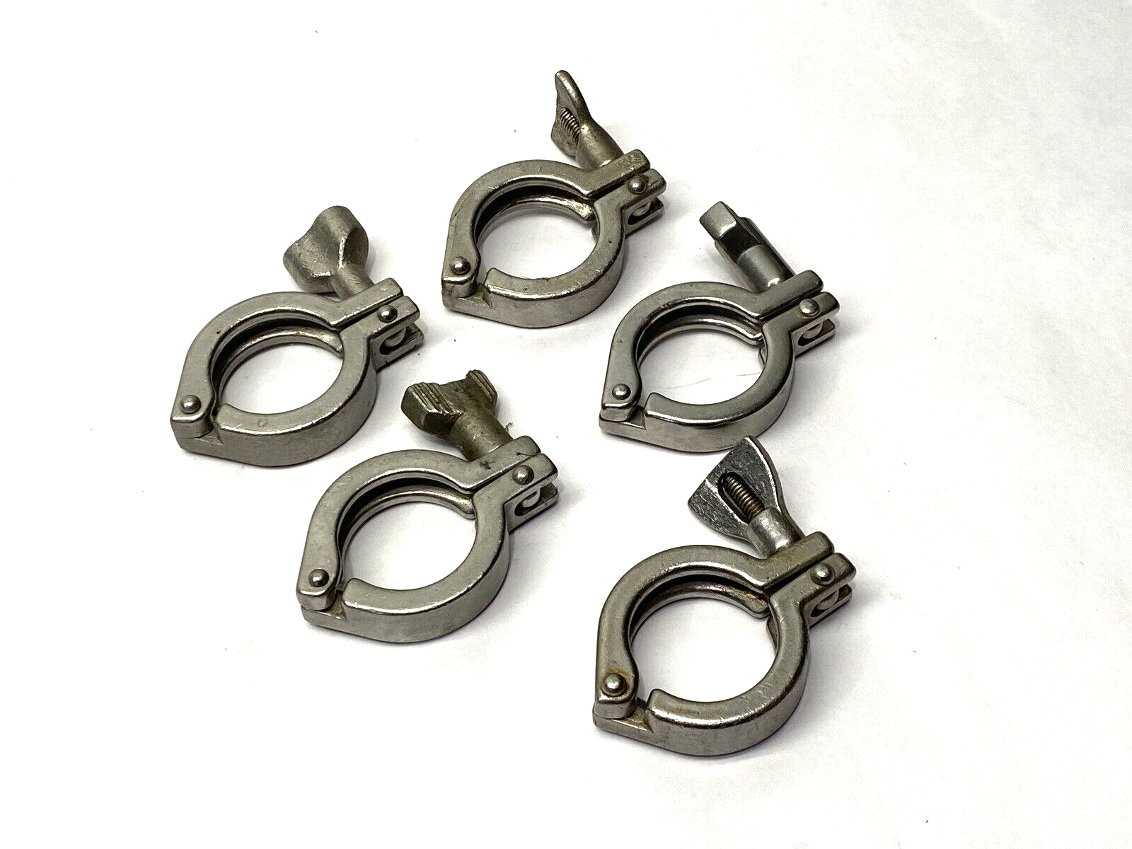 1-11/16" Single Hinge Heavy Duty Steel Pipe Clamp LOT OF 5 - Maverick Industrial Sales