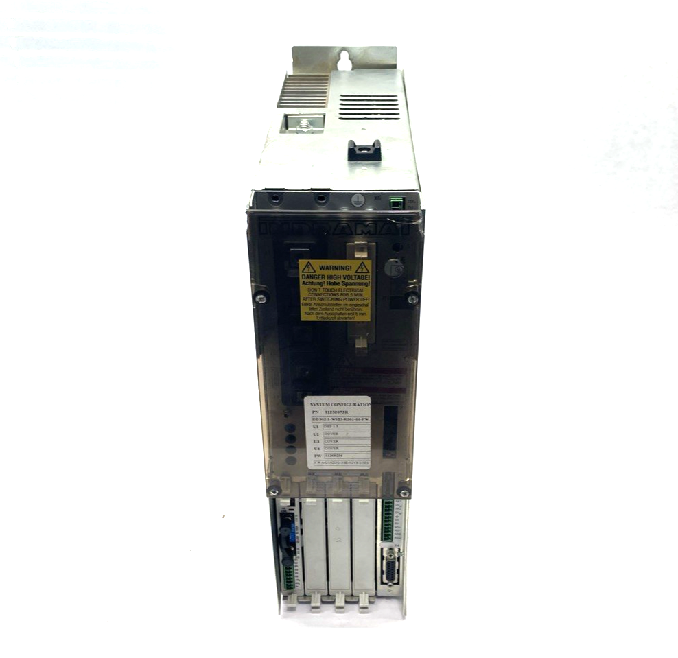 Indramat DDS02.1-W025-RS01-00-FW, DDS02.1-W025-D, FWA-DIAX02-SSE-02VRS-MS - Used - Maverick Industrial Sales