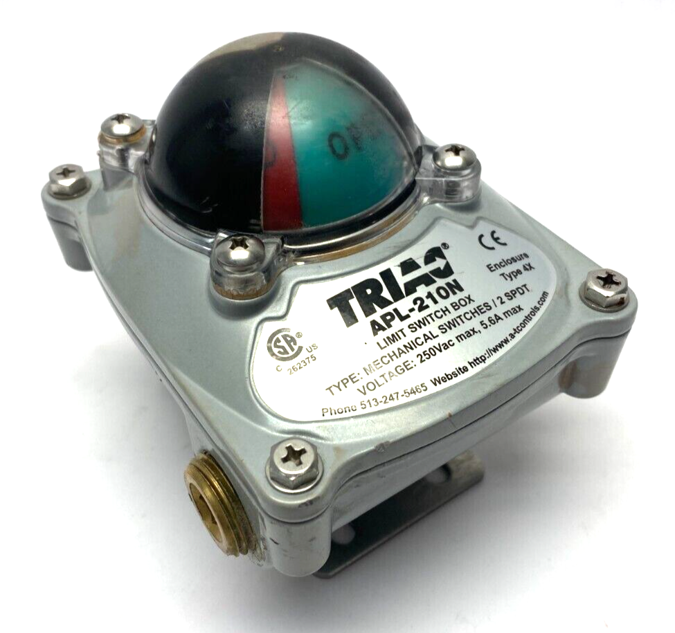 Triac APL-210N Mechanical Limit Switch Box 250VAC 5.6A Enclosure Type 4X - Used - Maverick Industrial Sales