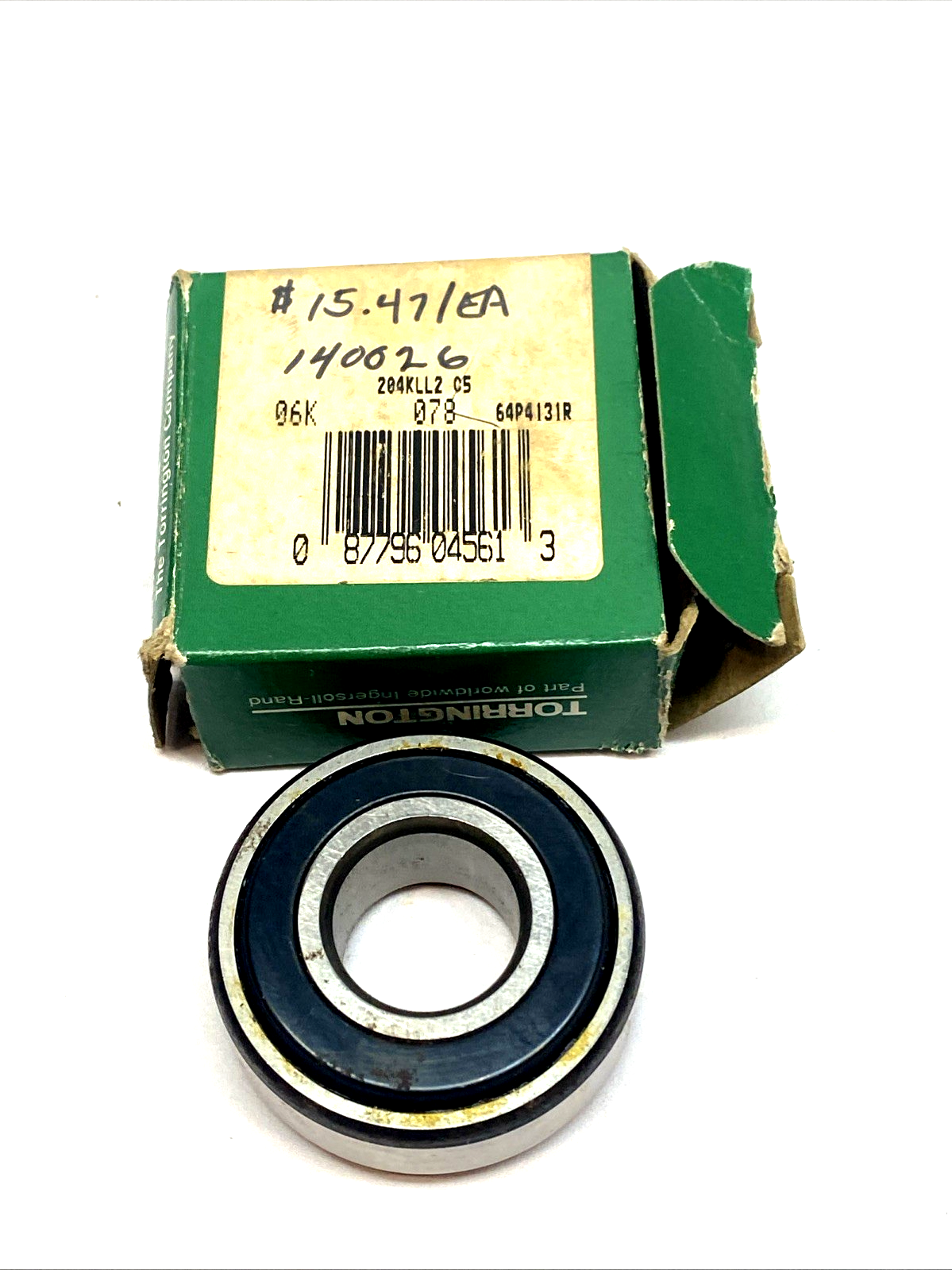 204KLL2 | Fafnir Deep Groove Ball Bearing 20x47x14mm Double Contact Seal- New – Open box - Maverick Industrial Sales