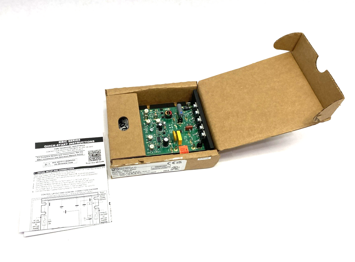 KB Controls KBIC-240D Adjustable Speed DC Drive, Open Chassis, 9464N - Maverick Industrial Sales