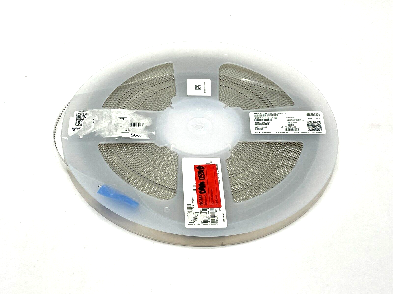 GRM21BR71A106KE51K | Murata Ceramic Capacitor REEL OF 9900 - New – Open box - Maverick Industrial Sales