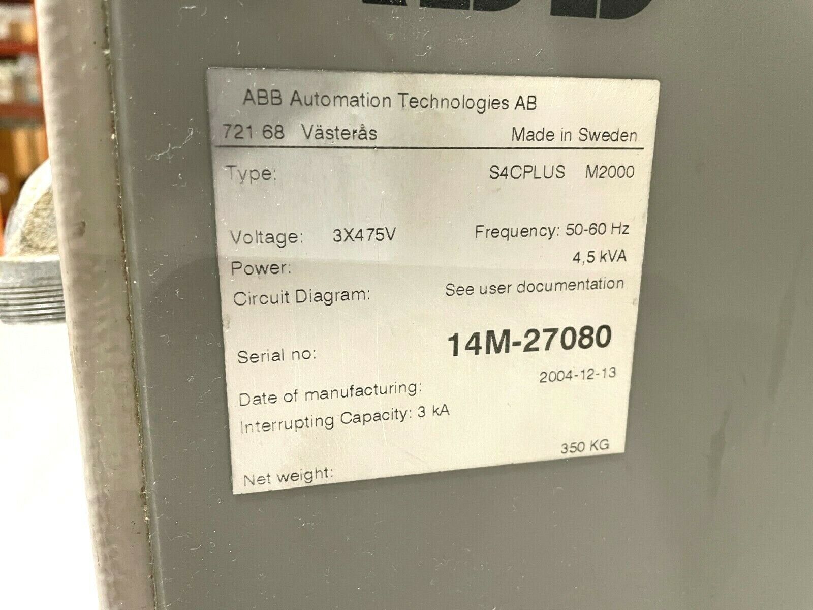 ABB IRB140 Robot System, S4CPLUS M2000 Controller, Cables, TPU2 Teach Pendant - Used - Maverick Industrial Sales