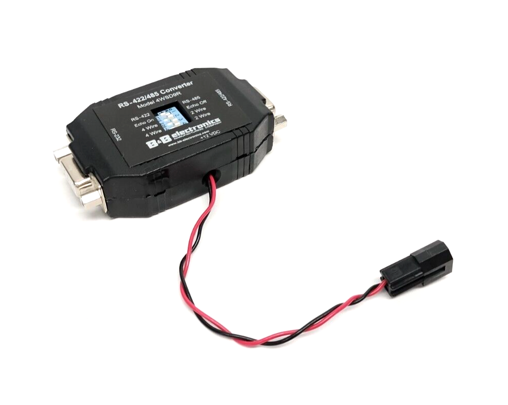B&B Electronics 4WSD9R Serial Converter RS-232 To RS-422/485 DB9F - Maverick Industrial Sales