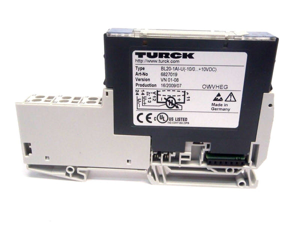 Turck BL20-1AI-U Electronic Module Analog Input & Terminal Block 6827019 - Maverick Industrial Sales