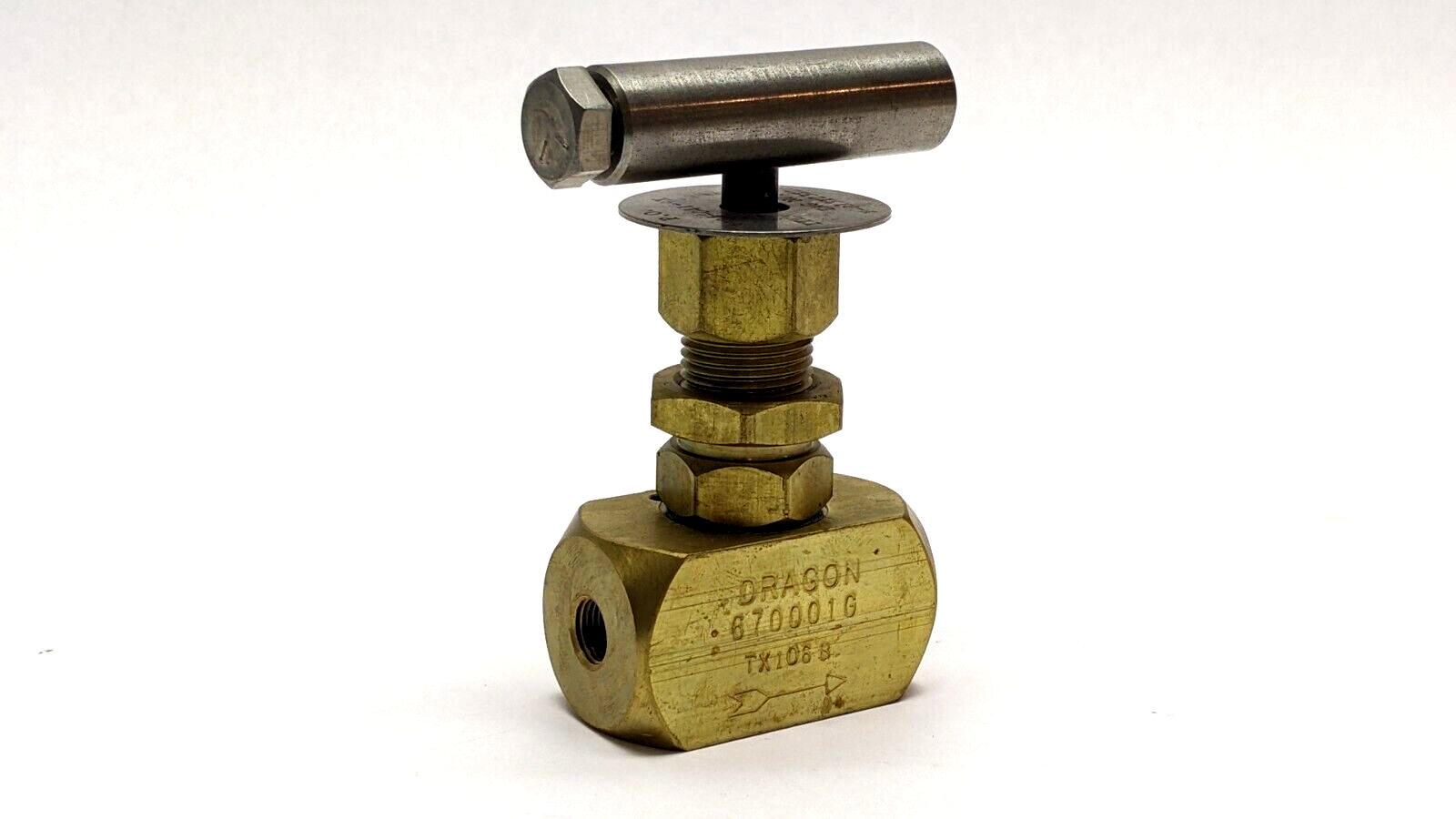 670001G | DRAGON Needle Control Valve 1/8" Inch - New – Open box - Maverick Industrial Sales