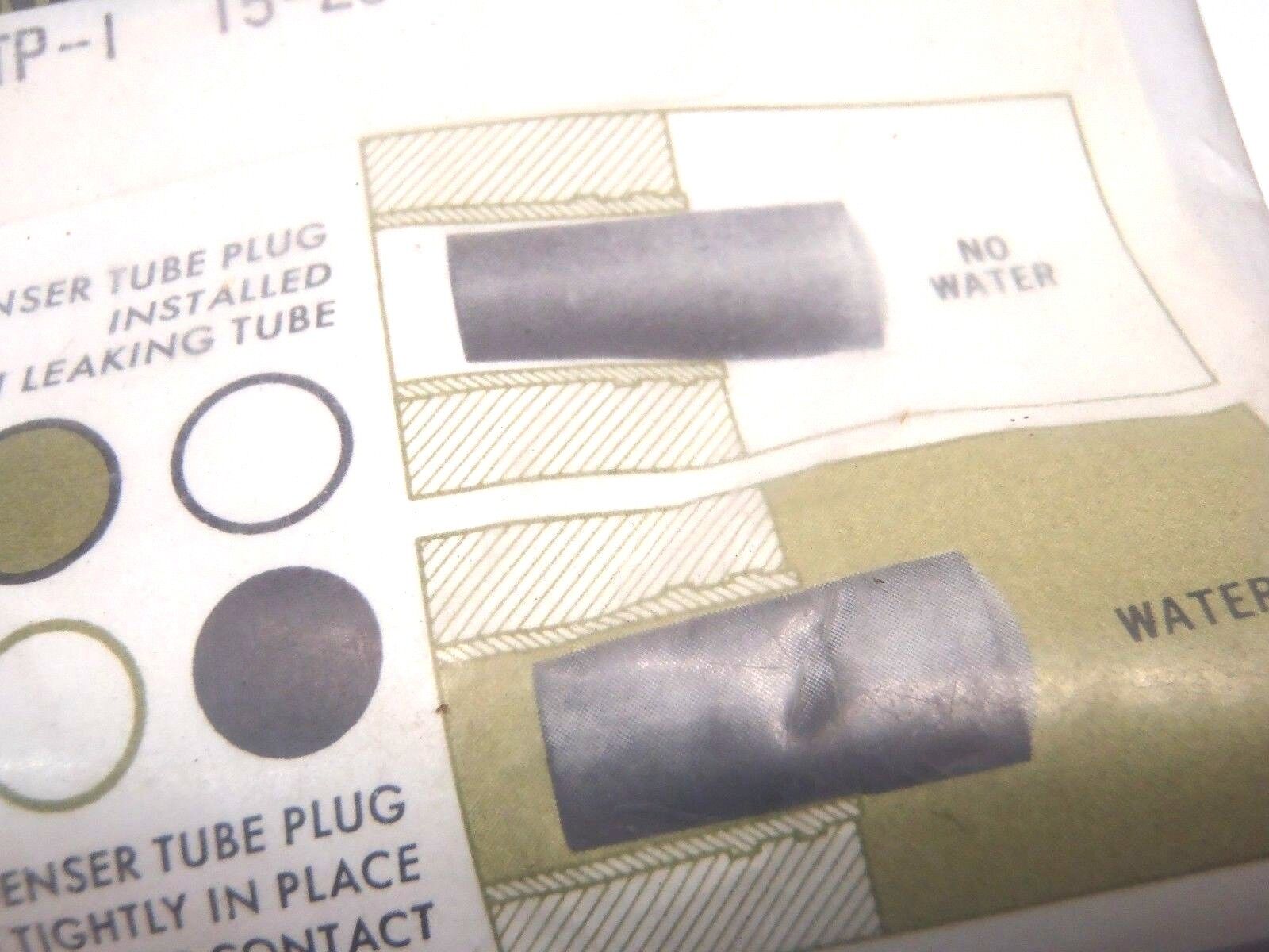 2 pack NUPRO Condenser Tube Fiber Plugs for FIB-TP-1-(15-20) - New – Open box - Maverick Industrial Sales