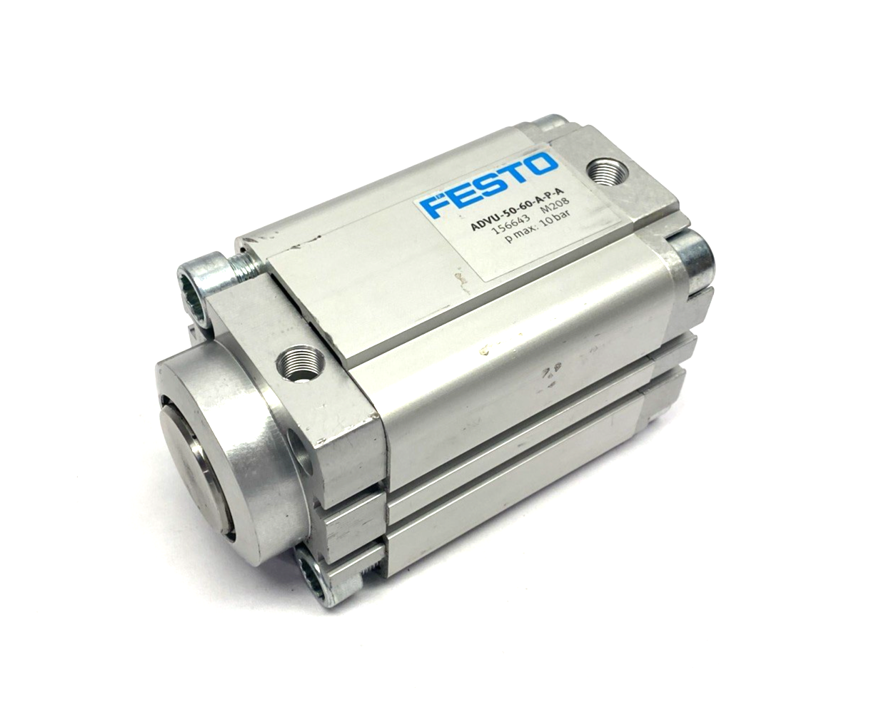 Festo ADVU-50-60-A-P-A Compact Cylinder 50mm Bore 60mm Stroke 156643 - Maverick Industrial Sales