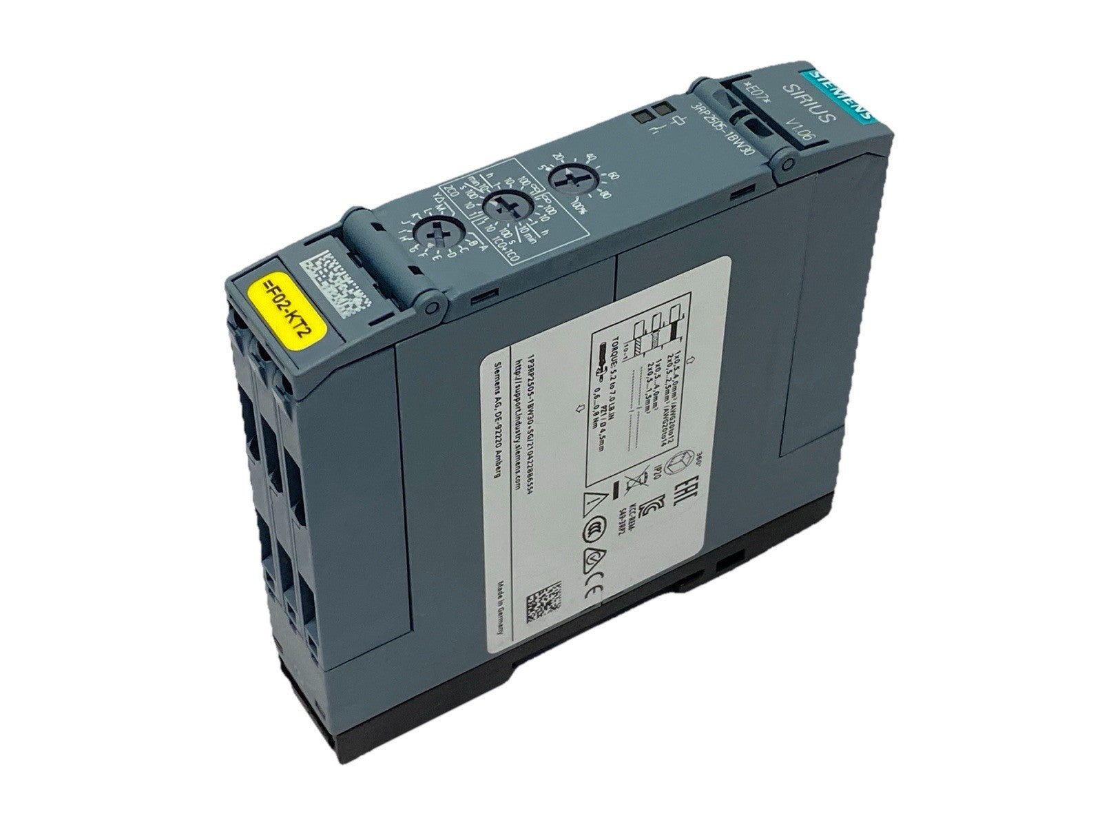Siemens 3RP2505-1BW30 Multifunction Timing Relay 2-Change Over Contacts - Maverick Industrial Sales