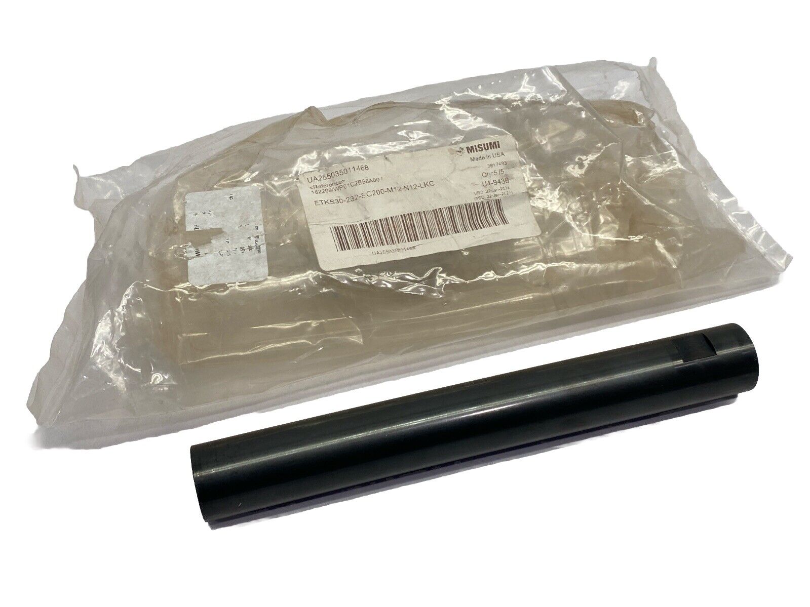 Misumi ETKS30-232-SC200-M12-N12-LKC Aluminium Female To Female Circular Post - Maverick Industrial Sales