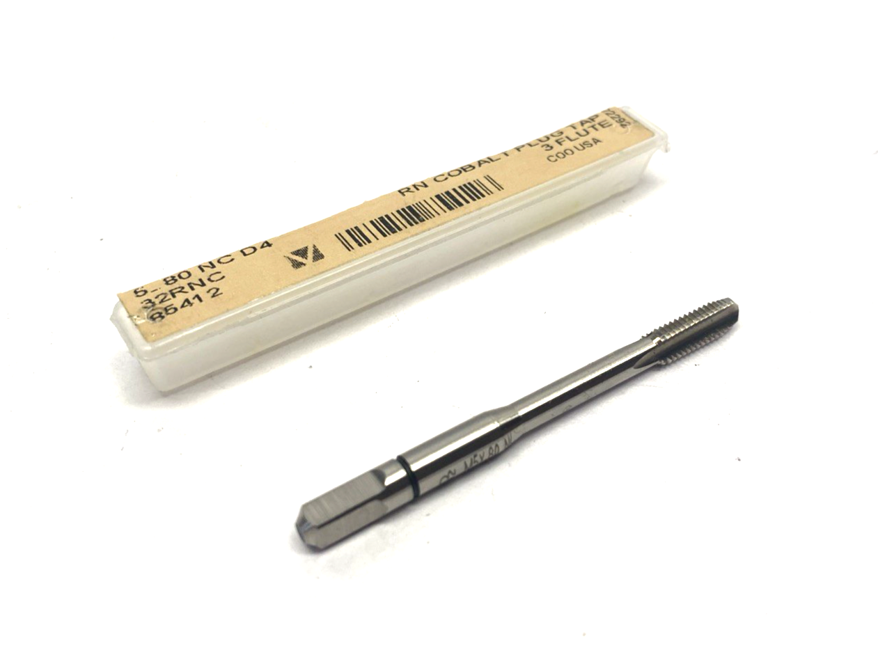 Viking Drill 85412 M42 Cobalt 3 Flute Plug Tap M5 x 0.80 NC D4 32RNC - Maverick Industrial Sales