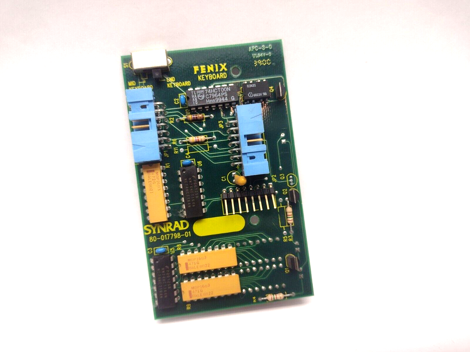 Synrad 80-017798-01 Rev C Fenix Keyboard Circuit Board - Used - Maverick Industrial Sales