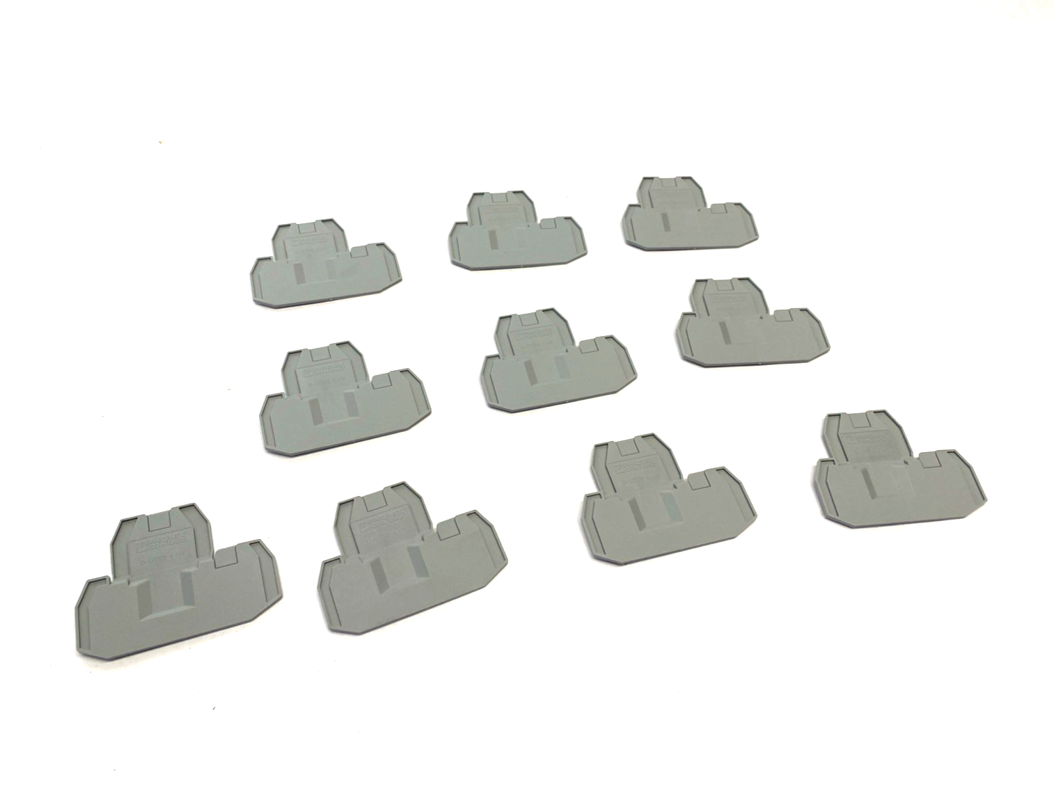 Phoenix Contact Typ D-UTTB 4 HV End Cover 3000709 LOT OF 10 - Maverick Industrial Sales