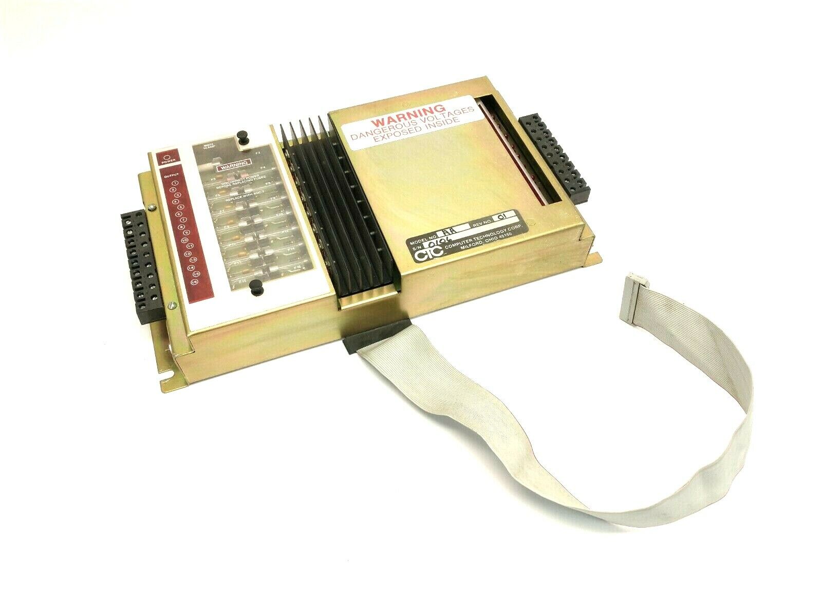 Computer Technology Corp. CTC Model AA Rev. 01 I/O Module PUSHED IN INPUT WINDOW - Used - Maverick Industrial Sales