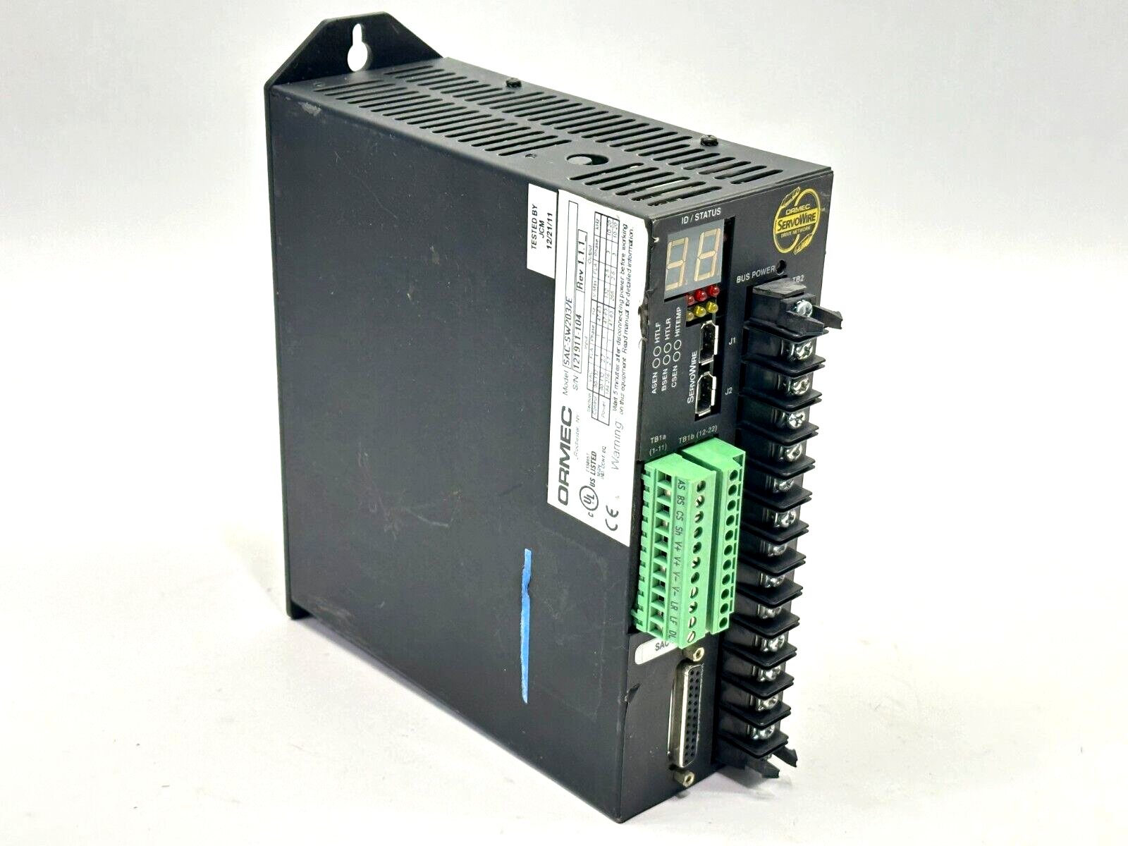 Ormec SAC-SW203/E REV 1.1.1 Servowire Servo Motor Drive Controller Encoder - Maverick Industrial Sales