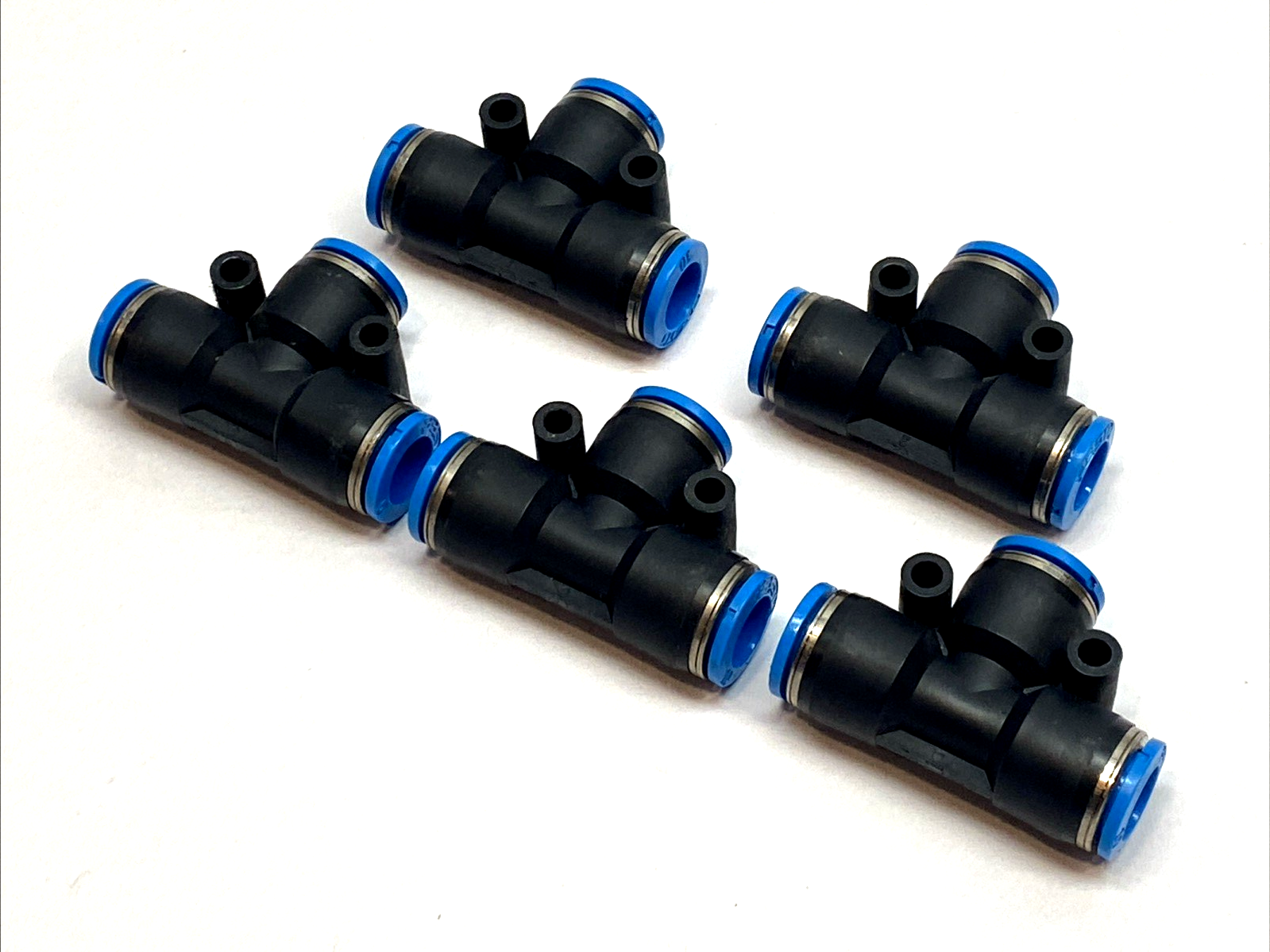Festo QST‑10 Push‑In T‑Connector 153131 LOT OF 5 - Maverick Industrial Sales