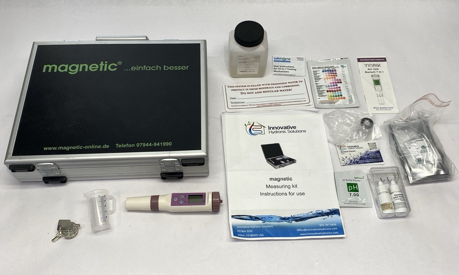 Innovative Hydronic Solutions Magnetic Analyzing Measuring Kit - Used - Maverick Industrial Sales