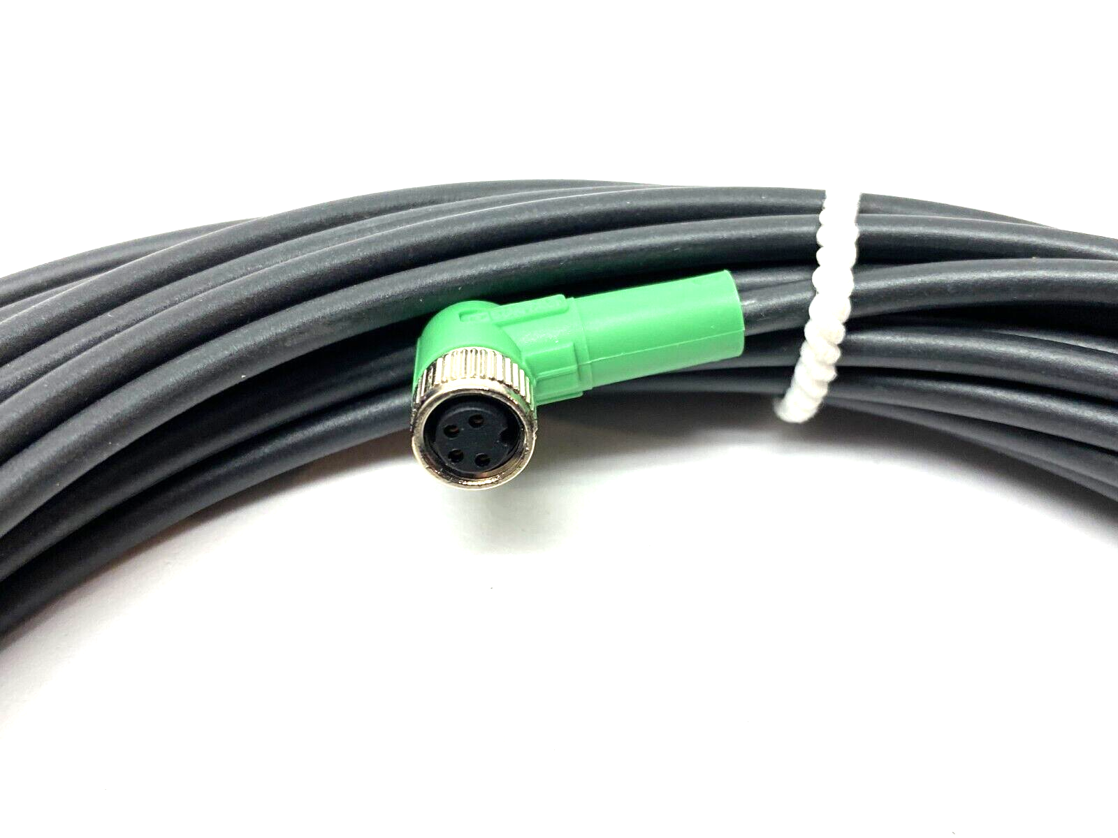 SAC-4P-10,0-PUR/M 8FR, 1694172 | Phoenix Contact SAC-4P-10,0-PUR/M 8FR Rt Angle Sensor Actuator Cordset 1694172 - New – Open box - Maverick Industrial Sales