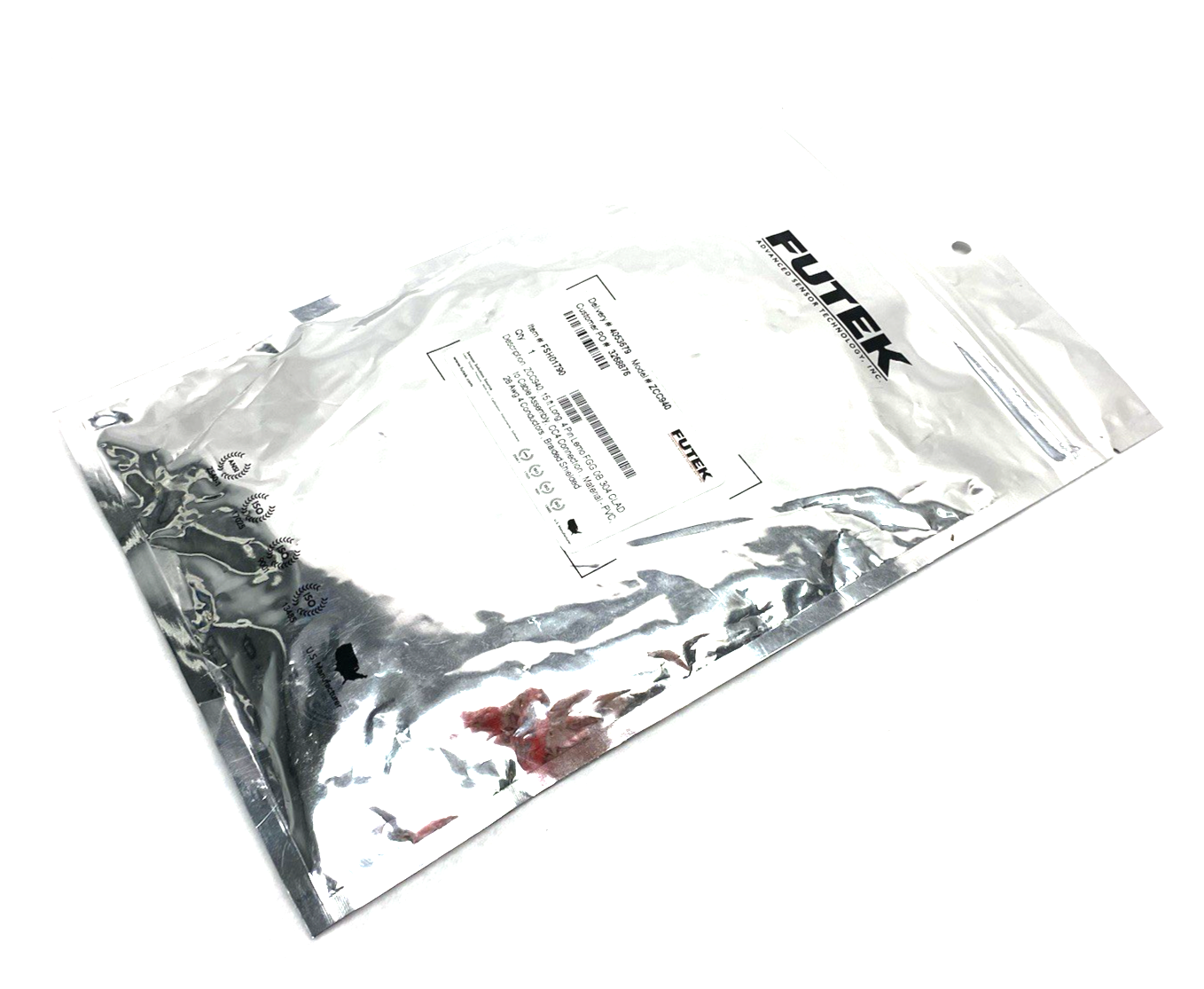 ZCC940 | Futek Cable Assembly 4-Pin Lemo FGG.0B.304.CLAD 15ft FSH01790 - New - Maverick Industrial Sales