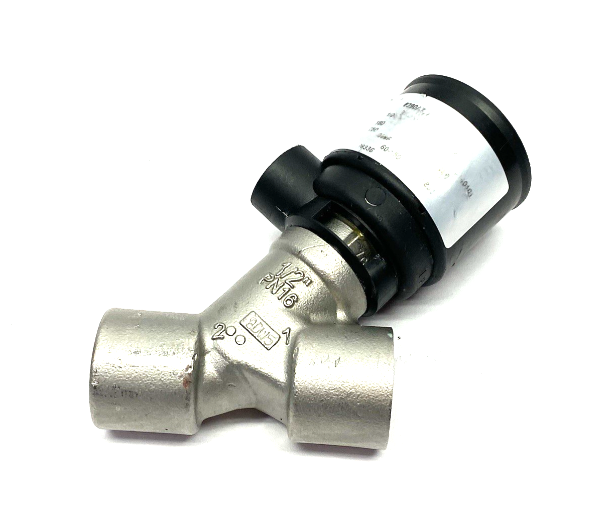 8290A792 | Asco Angle Body 2/2-Way Motorized Piston Valve, 1/2" Normally Closed - Used - Maverick Industrial Sales