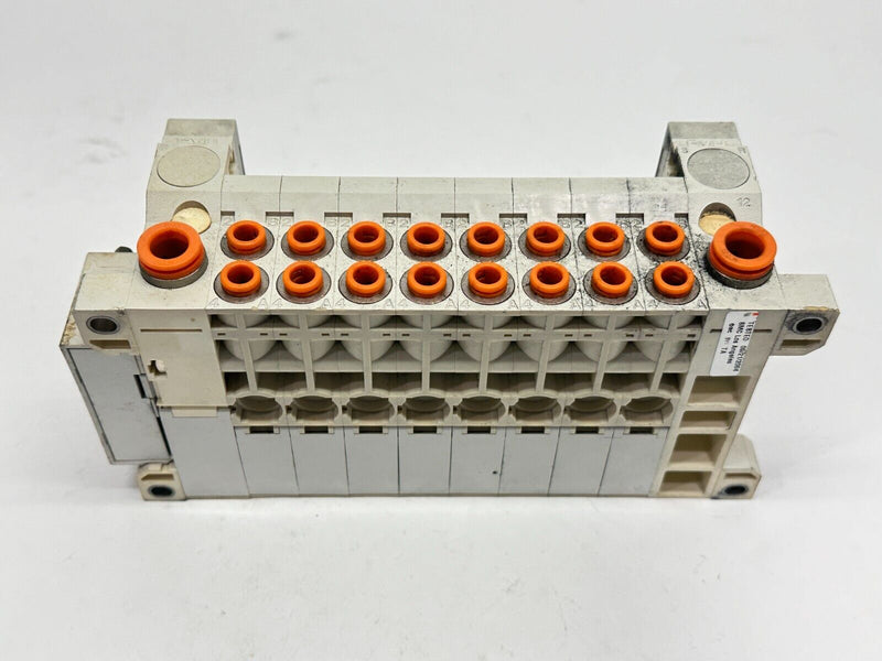SMC VV5Q21-08N7FU0-S Pneumatic Plug In Base Manifold 8-Station D-Sub - Maverick Industrial Sales