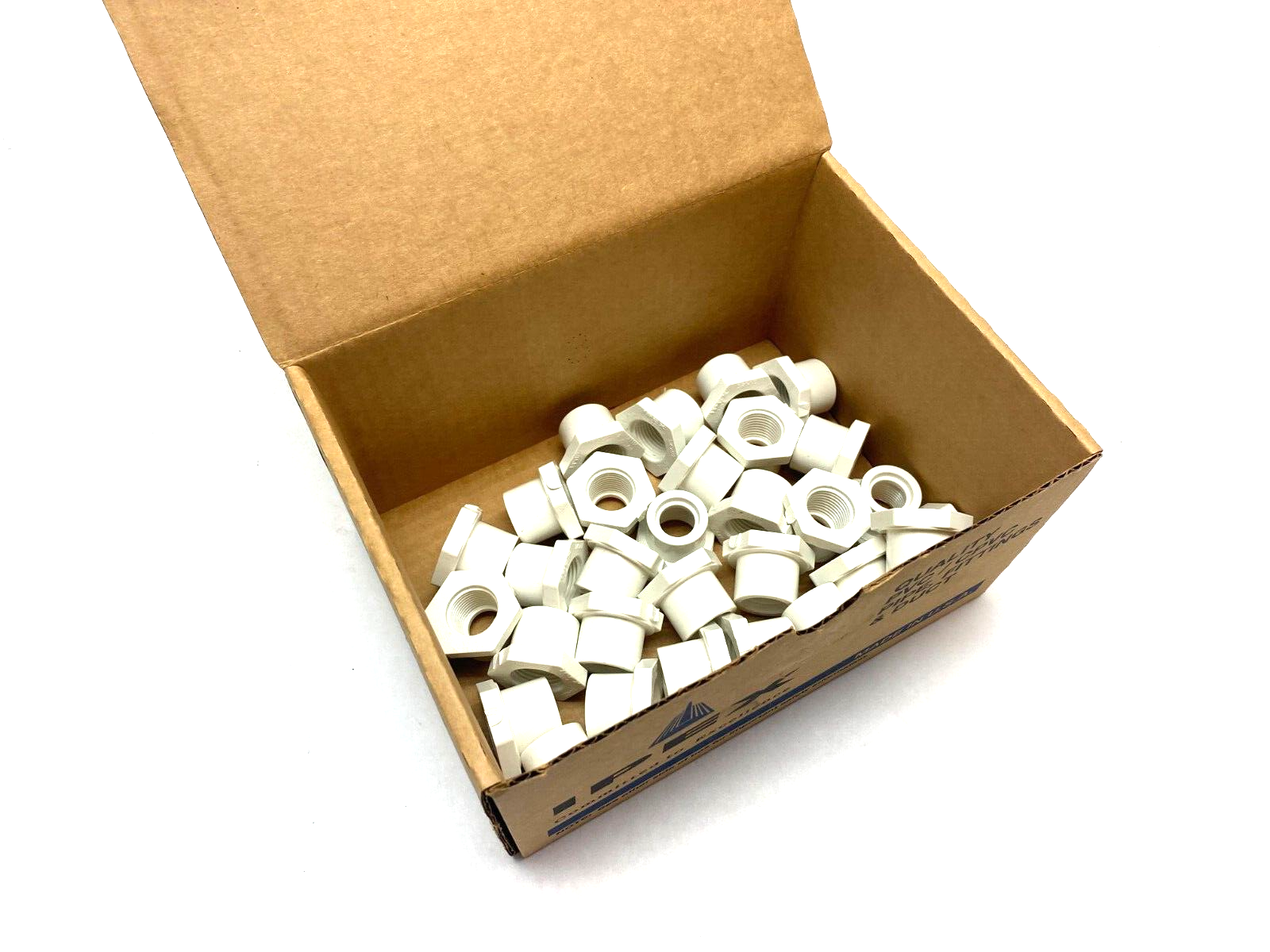 Ipex 035722 Xirtec PVC Reducer Bushing 3/4" x 1/2" White LOT OF 30 - Maverick Industrial Sales