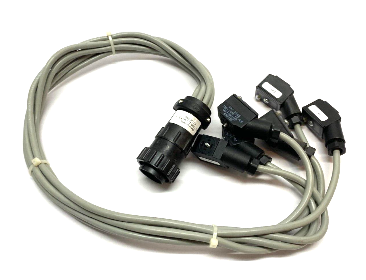 Steris 117-032-220 Rev. 1.2 Double Ended Cordset 7-Pin to 8 Solenoid Plug-Ins - Used - Maverick Industrial Sales