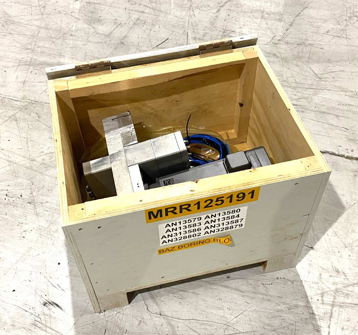 Homag Vertical Bore Head Assembly PART NUMBER TAG REMOVED - Used - Maverick Industrial Sales