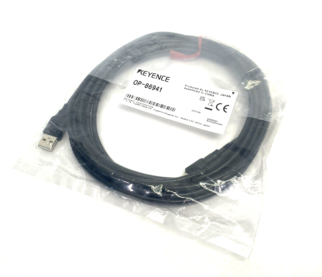 OP-86941 | Keyence USB Cable 5m Length - New - Maverick Industrial Sales