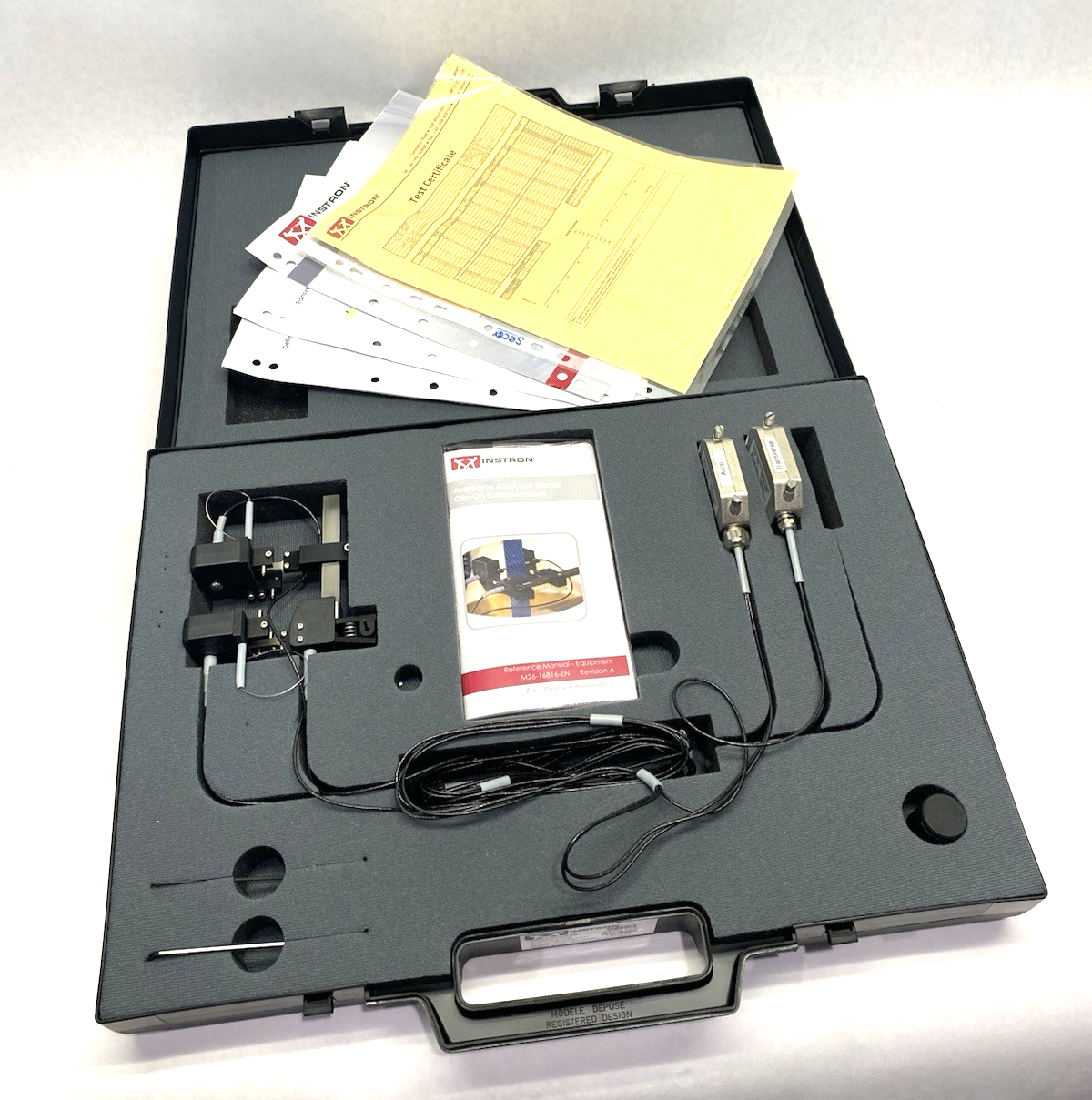 Instron 2650-565 Biaxial and Averaging Axial Clip-On Extensometer 1" - Maverick Industrial Sales